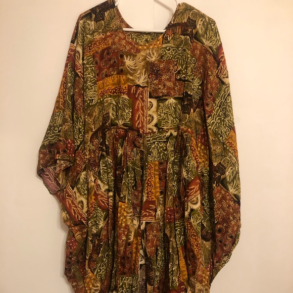 Custom made African outfit - 2 pieces plus head wrap - Picture 1 of 5